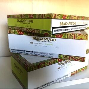 Macanudo cigar boxes Lot of 3